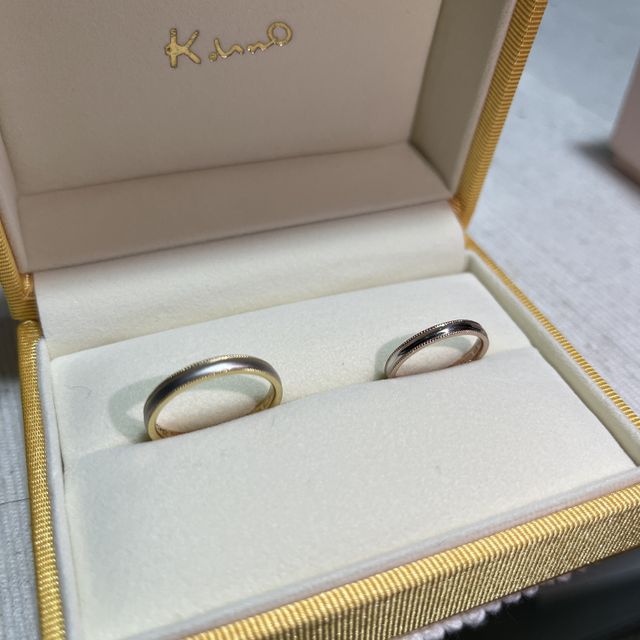 【ケイウノ ブライダル(K.UNO BRIDAL)の口コミ】 フルオーダーにしたため、自分だけのお気に入りのリングが作れました。中…