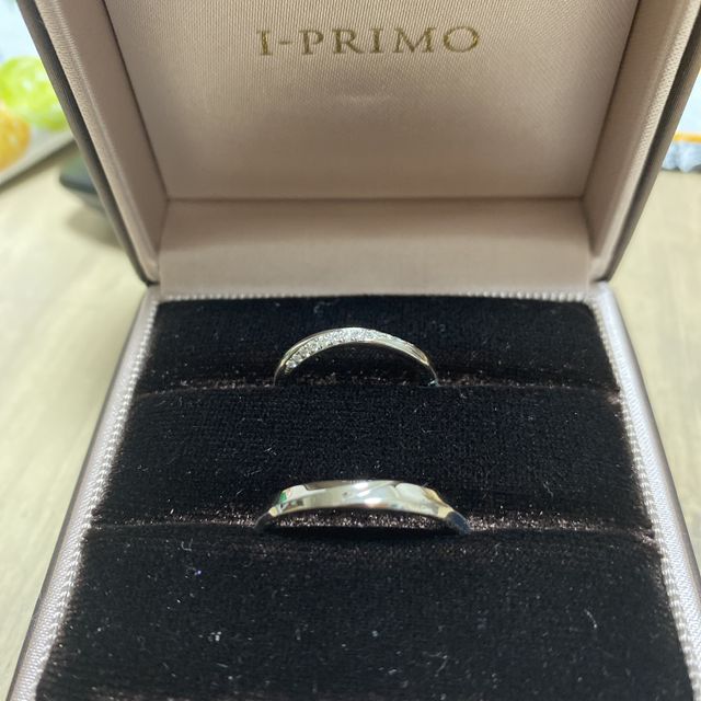 【アイプリモ(I-PRIMO)の口コミ】 指輪は2件ほど見に行きました．ネットとかでもたくさん調べました。
仕事…