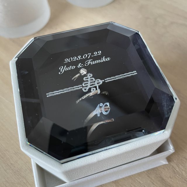 【4℃ BRIDAL(ヨンドシーブライダル)の口コミ】 自分たちの希望がシンプルで着け心地が良いものだったので、それを満たす…