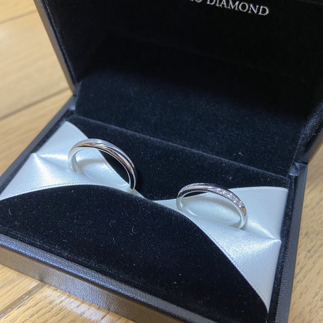 【エクセルコダイヤモンド(EXELCO DIAMOND)の口コミ】 シンプルなデザインの中で探していましたが、エクセルコダイヤモンドでは…