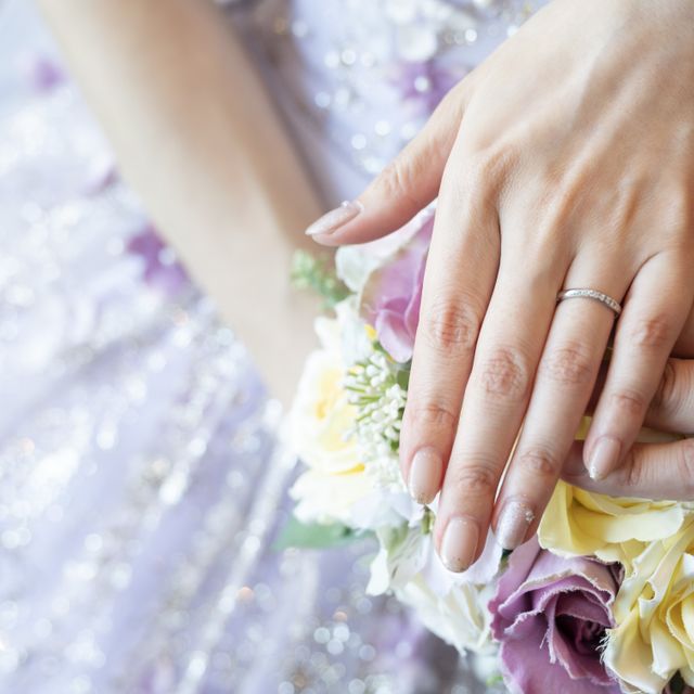 【Desserts(デザート)の口コミ】 婚約指輪は買わずに、結婚指輪のみと決めていました。そのため、結婚指輪…