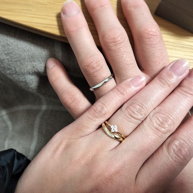 【CRAFY(クラフィ)の口コミ】 せっかくなら思い出に残るようにと二人で決めて、手作りできる指輪を作る…