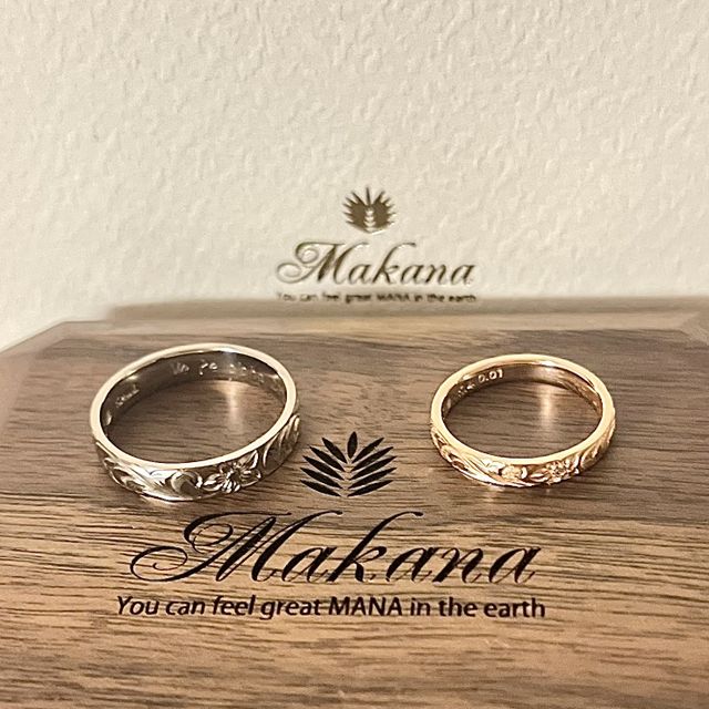 【Makana(マカナ)の口コミ】 デザインがすごく好きでした♡
1から指輪の柄、形を決めて幸せな気持ちでし…