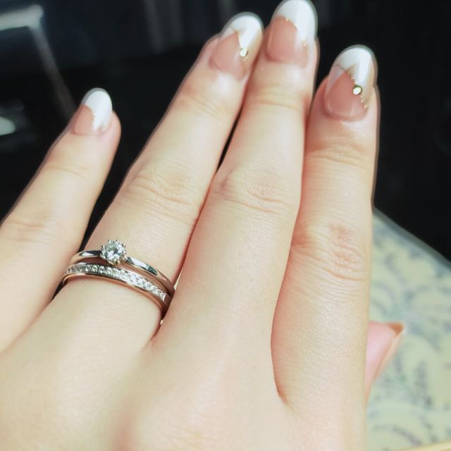 【Ponte Vecchio(ポンテヴェキオ)の口コミ】 シルバーだけだと、物足りなさを感じ、肌なじみの良いピンクゴールドが入…