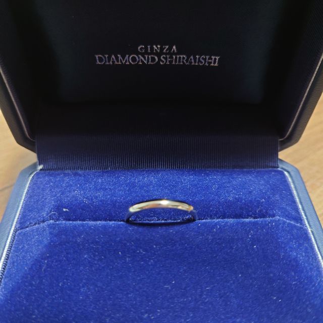 【銀座ダイヤモンドシライシの口コミ】 シンプルなデザインの指輪が欲しく、アフターサービスの充実度を重視し探…