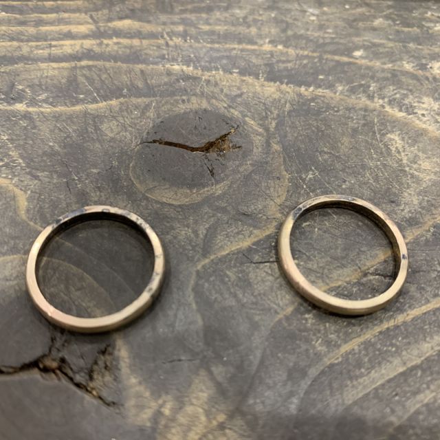 【鎌倉彫金工房の口コミ】 今までの指輪が入らなくなってしまったので、銀婚式記念もかねて、改めて…