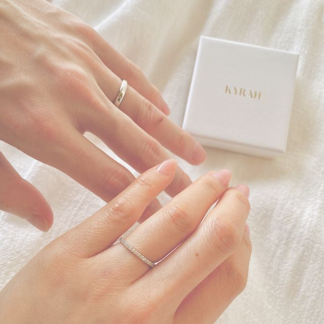 【KYRAH(キイラ)の口コミ】 フルエタニティリングのとても華奢で繊細なデザインにとても魅了されまし…