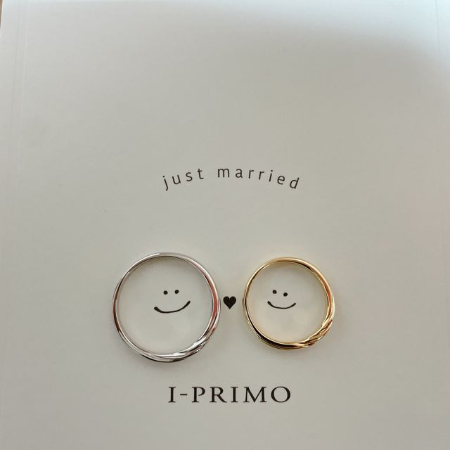 【アイプリモ(I-PRIMO)の口コミ】 最初から結婚指輪は私(女性側)はゴールドで探しており、デザインもシンプ…