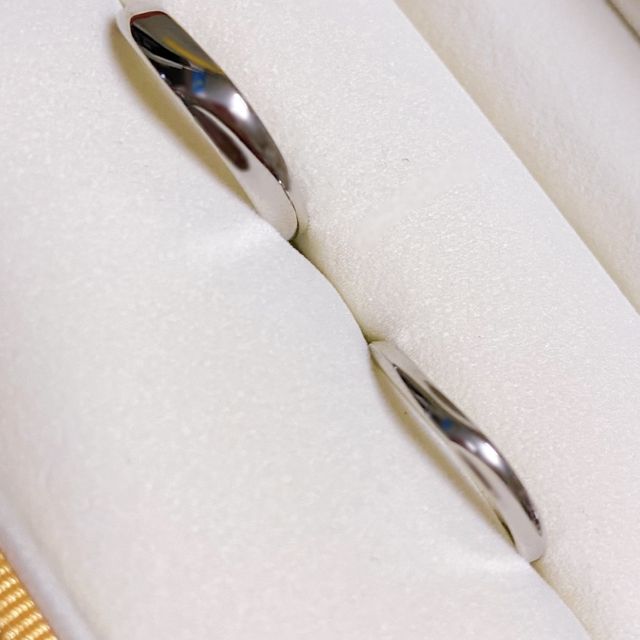 【ケイウノ ブライダル(K.UNO BRIDAL)の口コミ】 婚約指輪に強いこだわりがあったため、結婚指輪は相手の気に入ったものに…