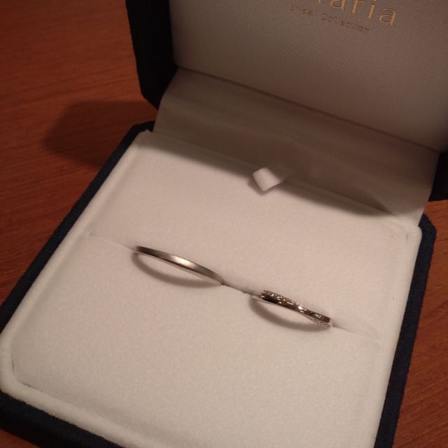 【Douxmiere bijou SOPHIA(ドゥミエール ビジュソフィア)の口コミ】 元々好きなブランドで、エンゲージリングもこのブランドのものをもらって…