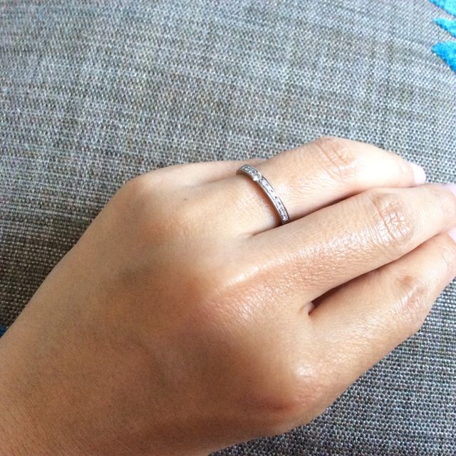 【TRECENTI(トレセンテ)の口コミ】 彼がネットで探してくれました。
双子ダイヤというキーワードに惹かれたよ…