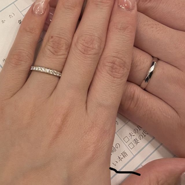 【宝寿堂(ほうじゅどう)の口コミ】 アフターサービスがよく、価格もお手軽で、私はハーフエタニティ、旦那さ…