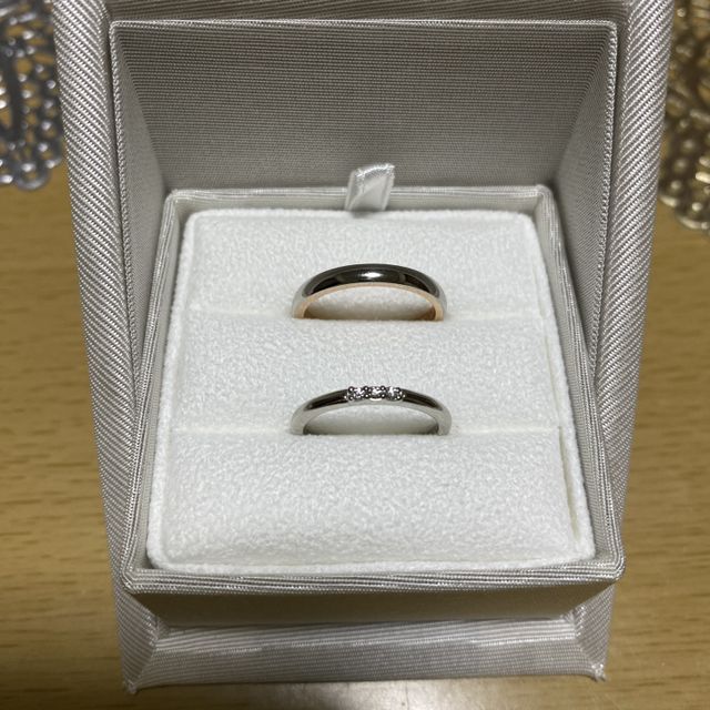 【BIJOUPIKO(ビジュピコ)の口コミ】 デザインとダイヤモンドの輝き、価格で決めました。シンプルなもので、ダ…