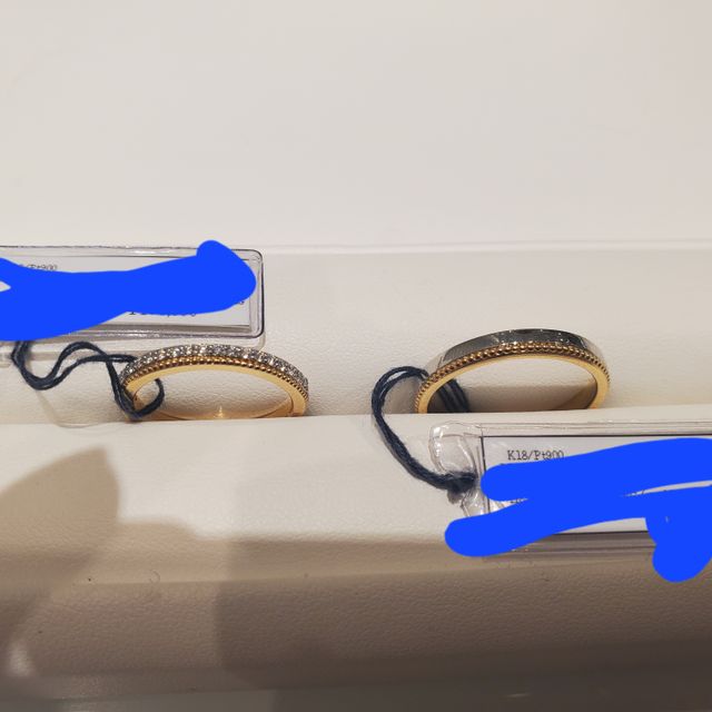 【JKPLANET(JKプラネット)の口コミ】 プラチナとゴールドのコンビのハーフエタニティータイプです。
ハーフエタ…