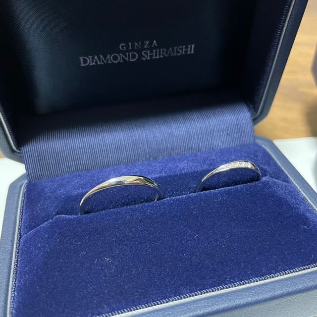 【銀座ダイヤモンドシライシの口コミ】 普段使いしたかったのでシンプルで上品なものを探していました。重ね付け…