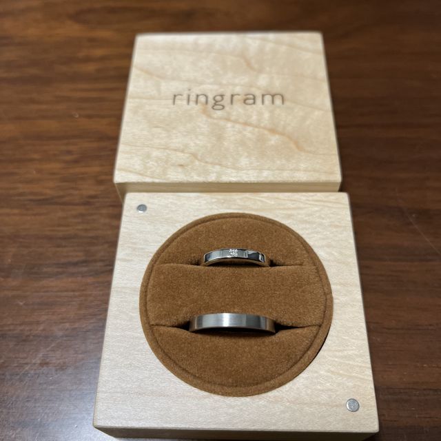 【ringram(リングラム)の口コミ】 結婚指輪にすごくこだわりがある訳ではなかったので、自分で作って愛着を…
