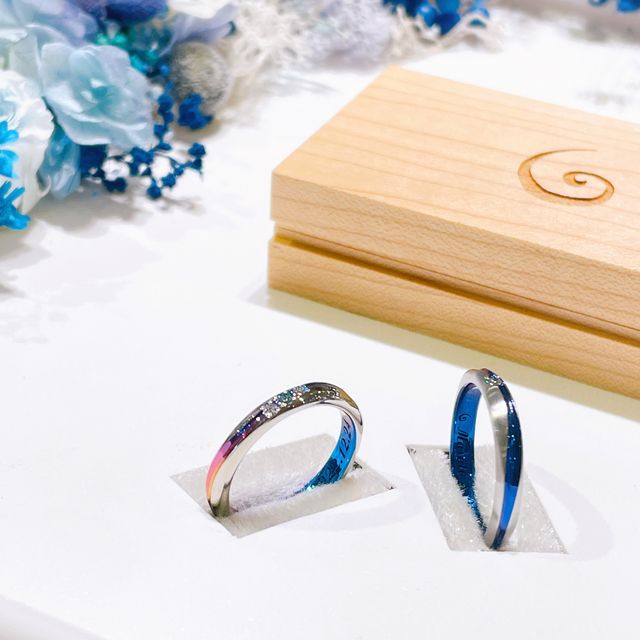 【SORA(ソラ)の口コミ】 金属部分にカラー入りの指輪にできること、ダイヤモンドのカラーの種類が…