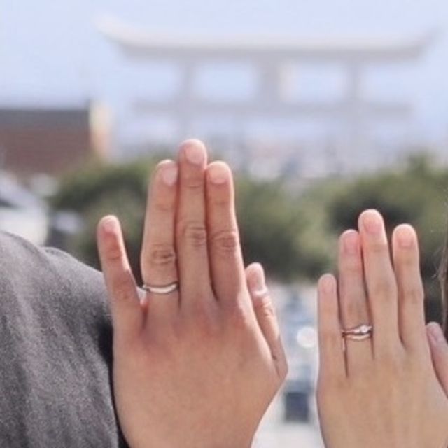 【出雲結(いずもゆい)の口コミ】 "縁"のデザインは、運命の赤い糸をイメージしてピンクゴールド…