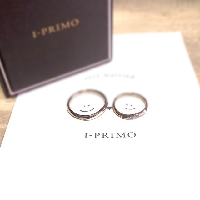 【アイプリモ(I-PRIMO)の口コミ】 婚約指輪もアイプリモさんで購入したので、結婚指輪も！と決めていました…