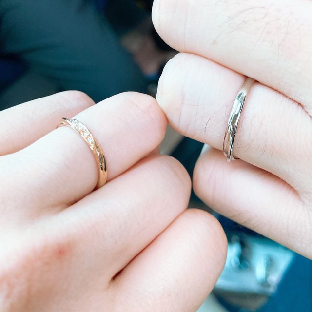 【ジュエリームナカタ(Jewelry MUNAKATA)の口コミ】 婚約指輪を購入したお店で結婚指輪も購入しました。価格帯はもちろん、入…