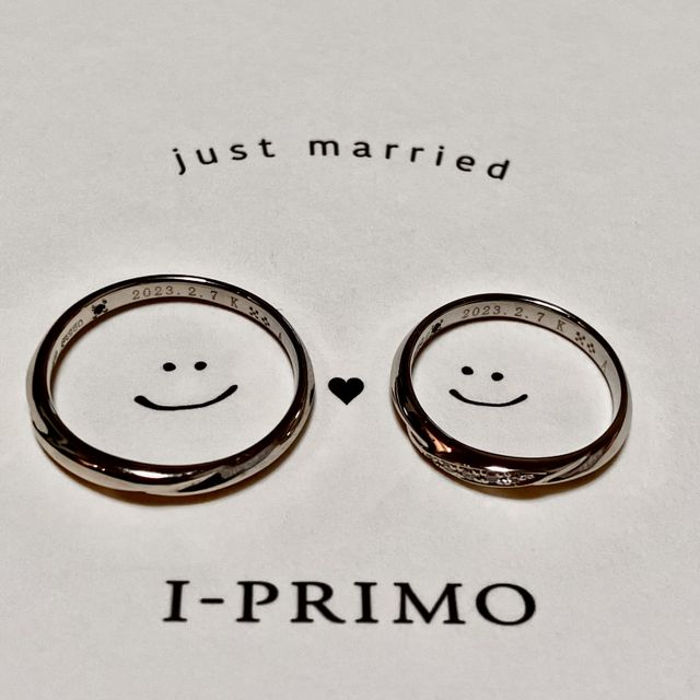 【アイプリモ(I-PRIMO)の口コミ】 婚約指輪を買わなかったので、ダイヤがついている物で少しデザインに動き…