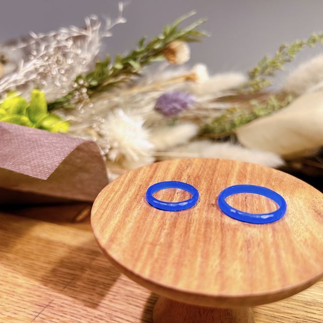 【CRAFY(クラフィ)の口コミ】 手作り一択で探していたので、掘り方や色合いなどを意識して指輪を選びま…