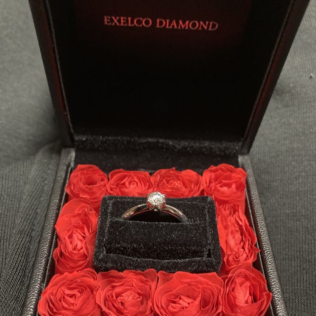 【エクセルコダイヤモンド(EXELCO DIAMOND)の口コミ】 予算をある程度決めていて、その中でダイヤモンドの質にこだわったものに…