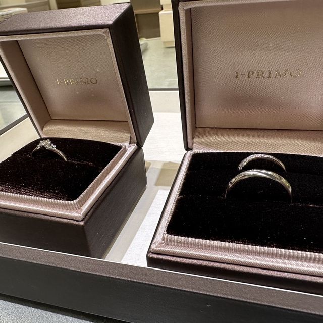 【アイプリモ(I-PRIMO)の口コミ】 指輪のデザインがたくさんあったのでじっくり好みの指輪を選ぶことができ…