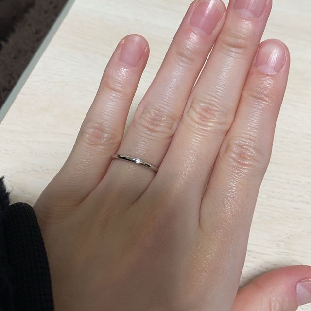 【ヴァンドーム青山(VENDOME AOYAMA)の口コミ】 あまりこだわりが無いのでシンプルでつけ心地が良いものを探しました。婚…
