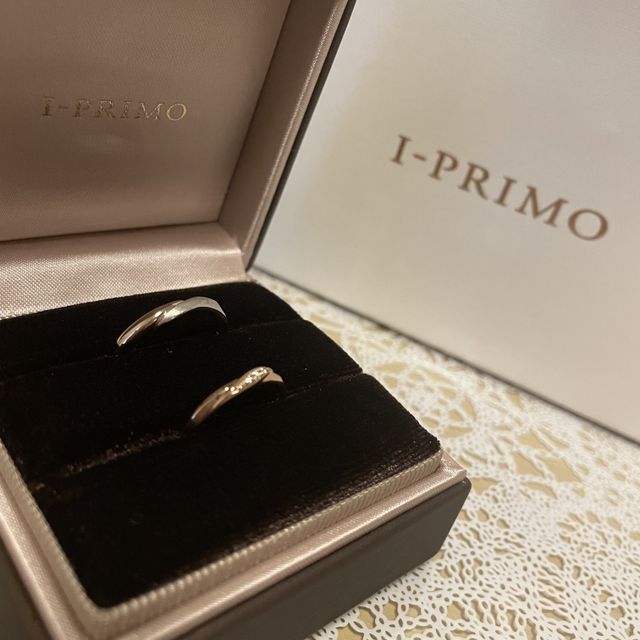 【アイプリモ(I-PRIMO)の口コミ】 ピンクゴールドで上品なデザインであったこと。夫のデザインや色の要望も…