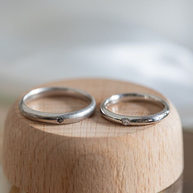 【Cayof(カヨフ)の口コミ】 夫婦で指輪の好みが違いましたが、お互いに気にいるものが見つかるよう、…