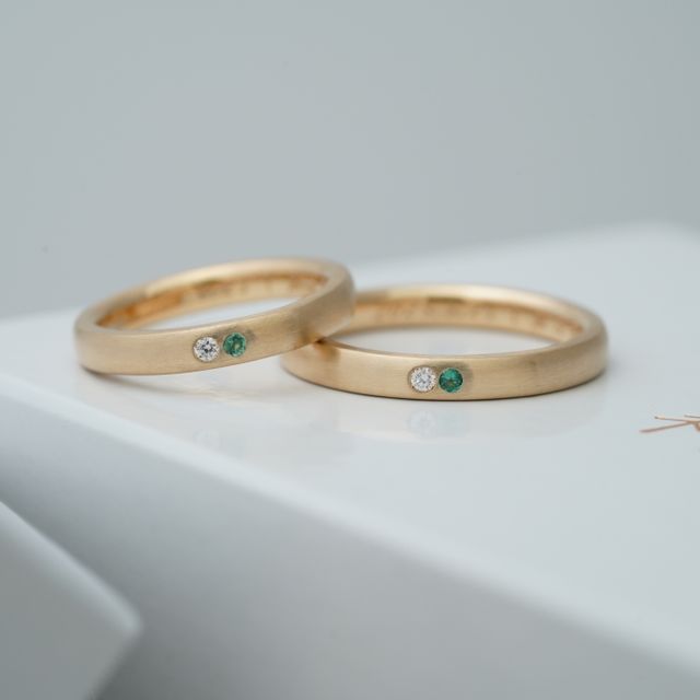 【THREE TREES(スリーツリーズ)の口コミ】 他の人と被らないデザインにしたくてスタッフさんにアドバイスを頂きなが…