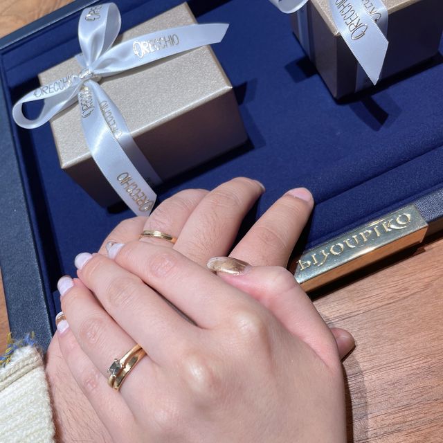 【ORECCHIO(オレッキオ)の口コミ】 デザインです。色は最後まで迷いましたがたくさん相談させていただき、決…