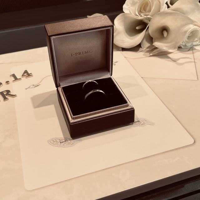 【アイプリモ(I-PRIMO)の口コミ】 結婚指輪を選ぶにあたり、二人での納得のいくものを購入したかった。
悩む…