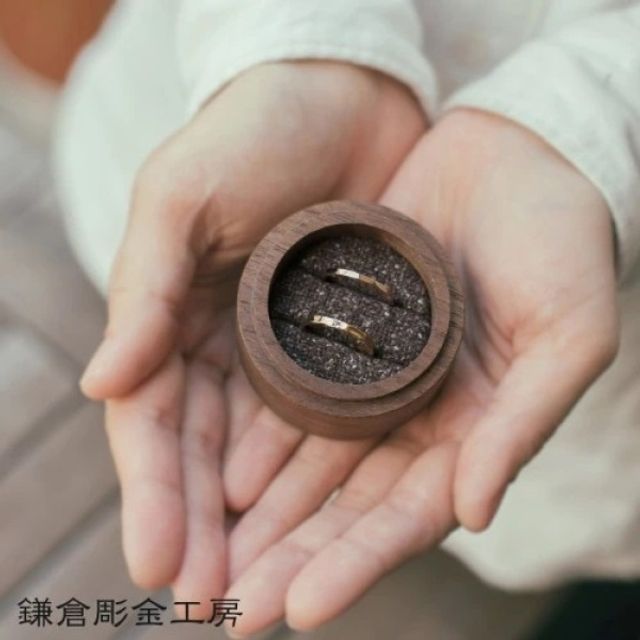 【ふたりでつくる結婚指輪】メンズK18YG&レディースK18PG(クリア仕上げ)