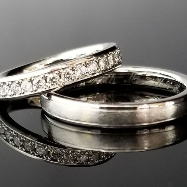 プラチナストレート鍛造指輪