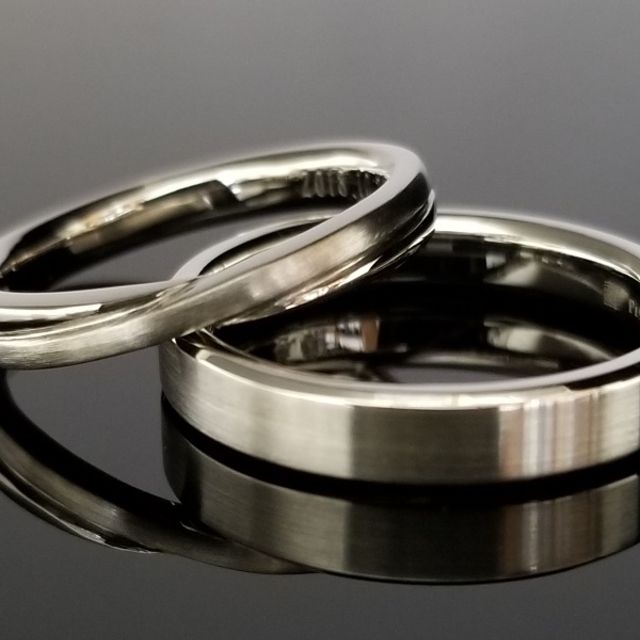 共地金でお造りしたご結婚指輪