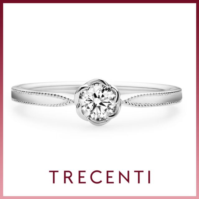 【ミルグレインが彩るアンティーク風リング】ジプソフィラ（FLO-6M）