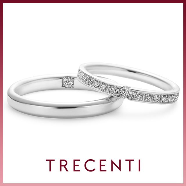 【一つの原石から生まれたダイヤモンドを分かち合う】フェリーチェ 双子ダイヤモンド（FELI-FM TW／FELI-FL0.05TW)