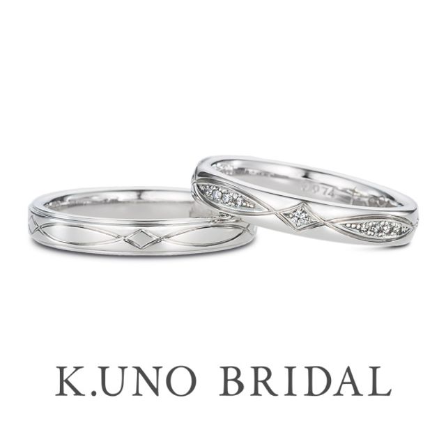 [オーダーメイド]それぞれの好みの形を叶えながら、同じ模様で通じ合う指輪