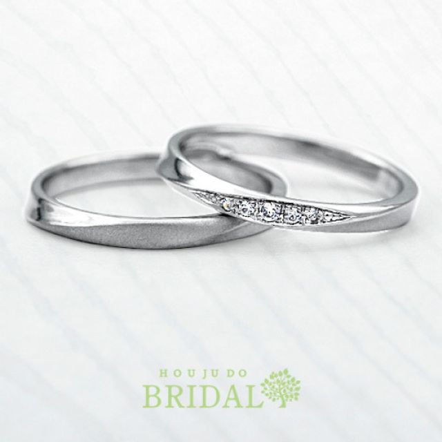 【宝寿堂】中央のねじりが個性的な細身ライン《HM2065/HD2065a》