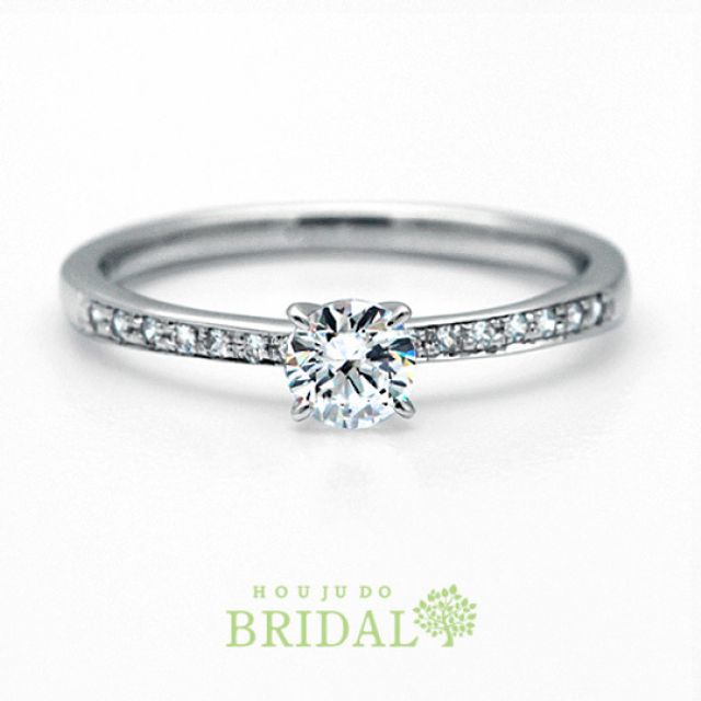 【宝寿堂】ほっそりアームに華やかメレでエレガントに《HD2411》