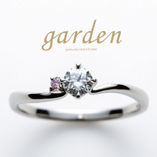 即日納品可能のgardenオリジナルエンゲージリング”little garden”シリーズ。 