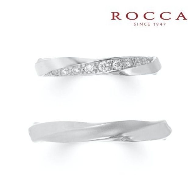 【ROCCA】シンプルで仕事中も着けやすいマリッジリング FR-1D/1L