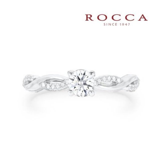 【ROCCA】重ね付けにもぴったり！シンプルエンゲージリング R46