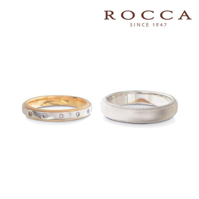 【ROCCA】シンプルで仕事中も着けやすいマリッジリング GO-3S/3L