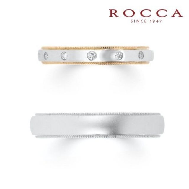 【ROCCA】シンプルで仕事中も着けやすいマリッジリング GO-3S/3L