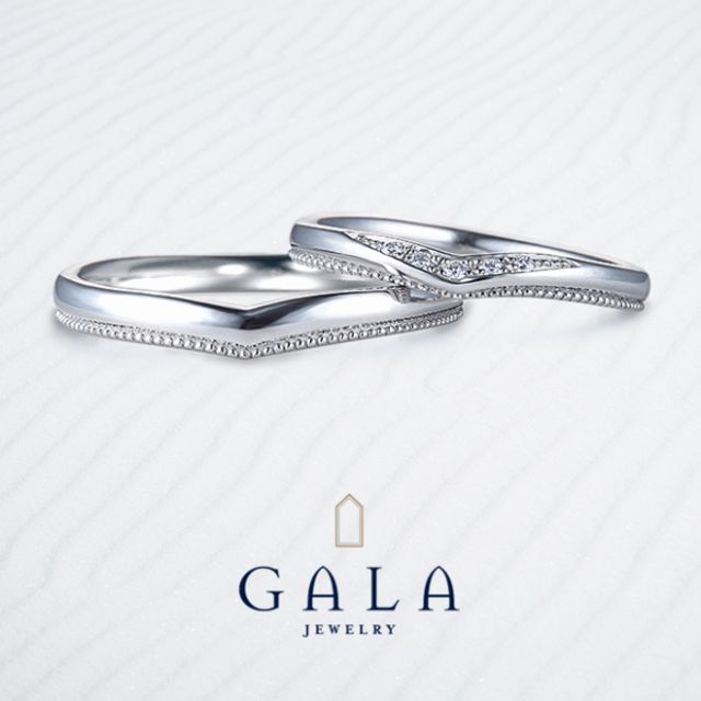 【GALA】まるでハートのように見えるVライン！さりげないミル打ちがポイント☆