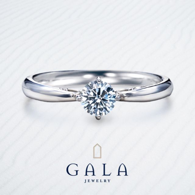 【GALA】ダイヤモンドの輝きを堪能♪クラシカルなエンゲージリング＊
