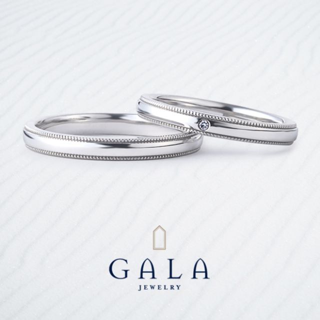 【GALA】伝統技法のミルグレインを施した気品あふれるデザイン＊*